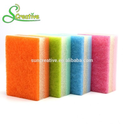 Abrasive scourer polyurethane sponge scouring pad cleaning filter foam