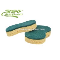 Factory price newest dish washing soft cellulose sponge scouring pad