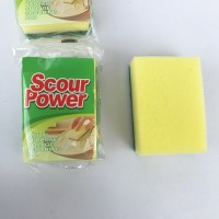 Factory Direct Green Nylon Pad Yellow Sponge For Washing Dishes